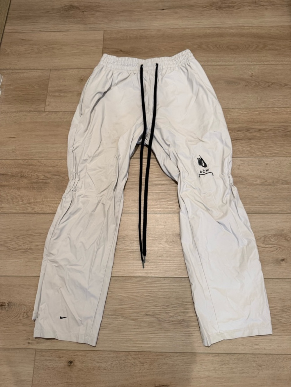 Nike x ACW A Cold Wall Technical Nylon Pants Vast Grey AQ0435-092 Mens Large